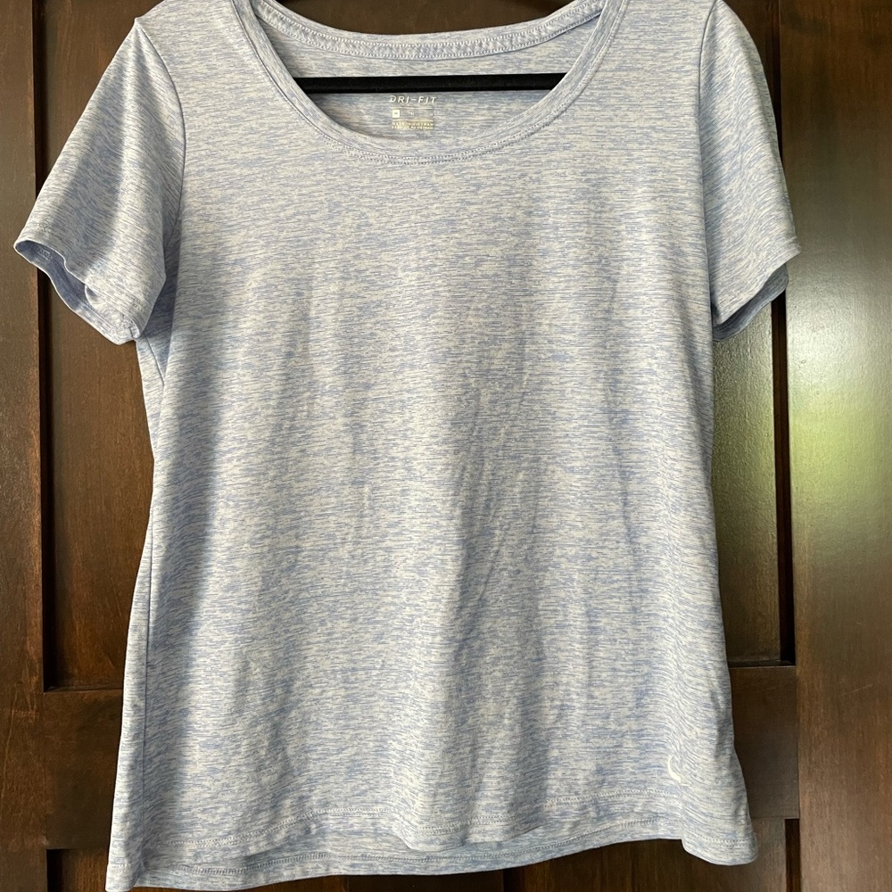 Light Blue Nike Dry Fit Top